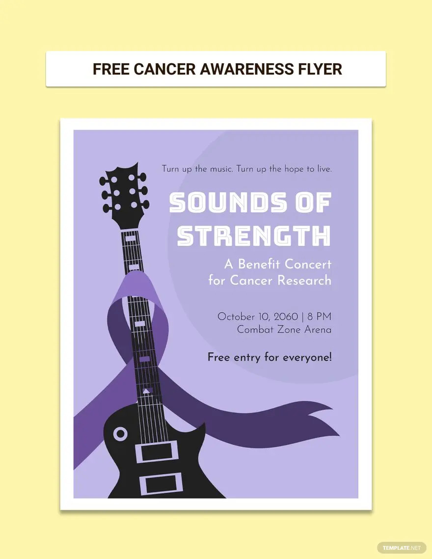 cancer awareness flyer ideas and examples