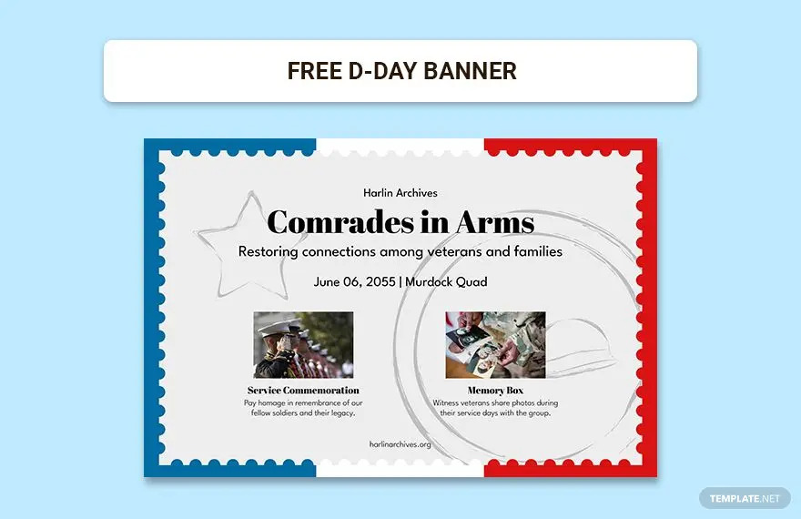 d day banner ideas examples