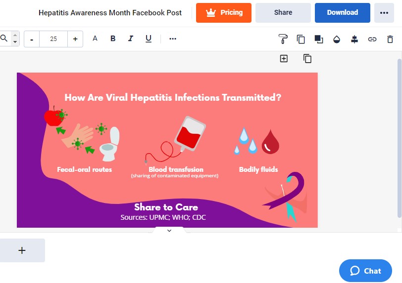 download your custom hepatitis awareness month facebook post