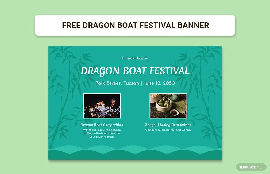 dragon boat festival banner ideas and examples