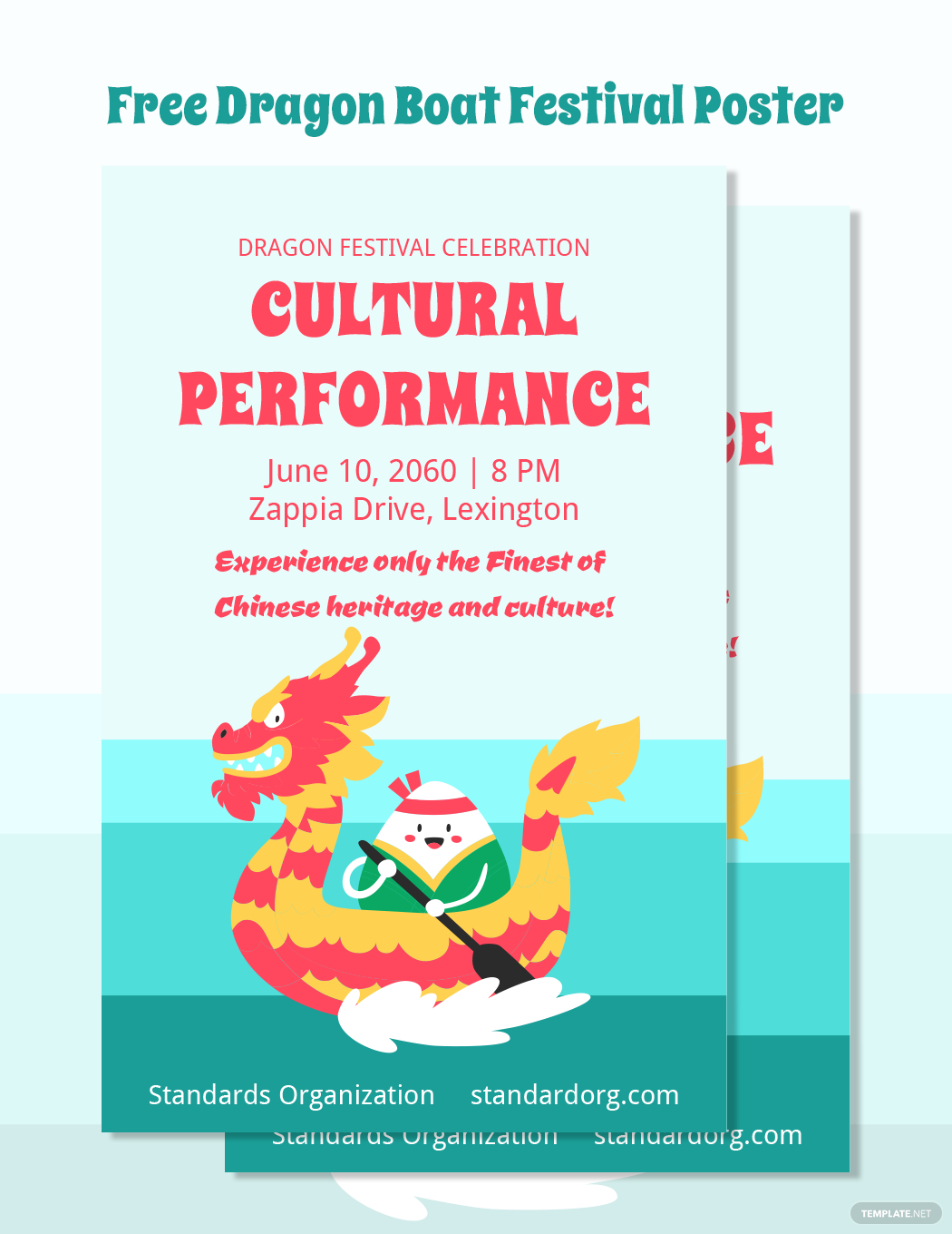 dragon boat festival poster ideas and examples