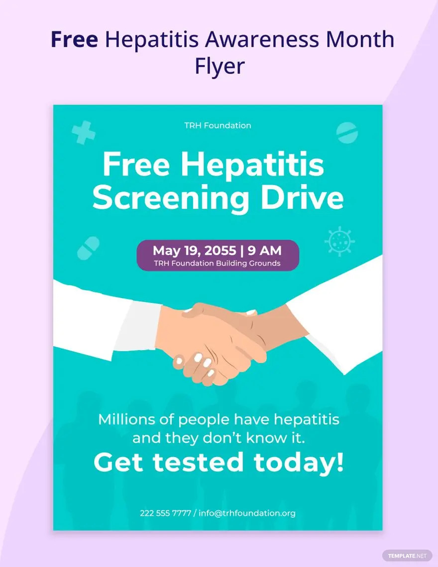 hepatitis awareness month flyer ideas examples