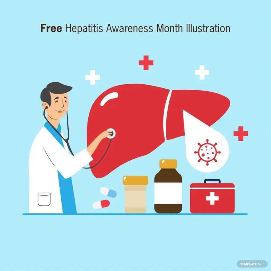 hepatitis awareness month illustration ideas examples
