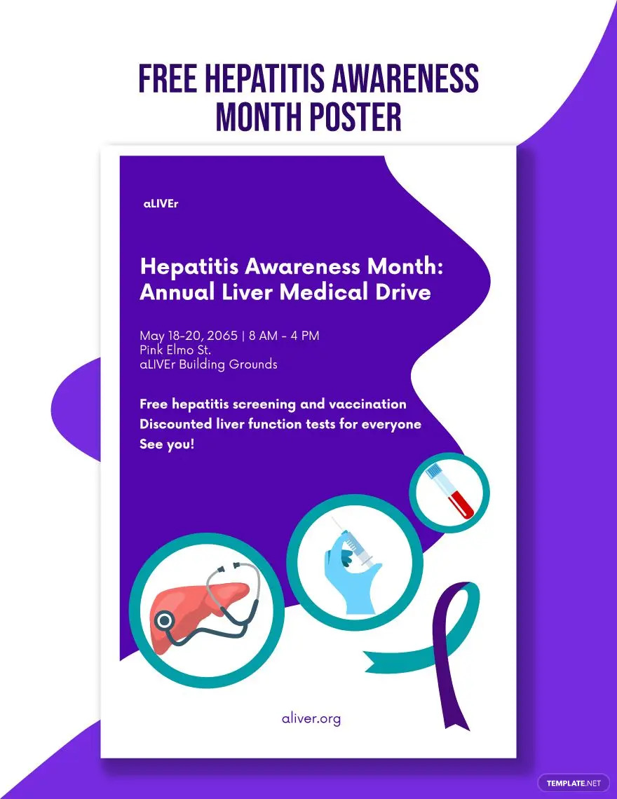 hepatitis awareness month poster ideas examples