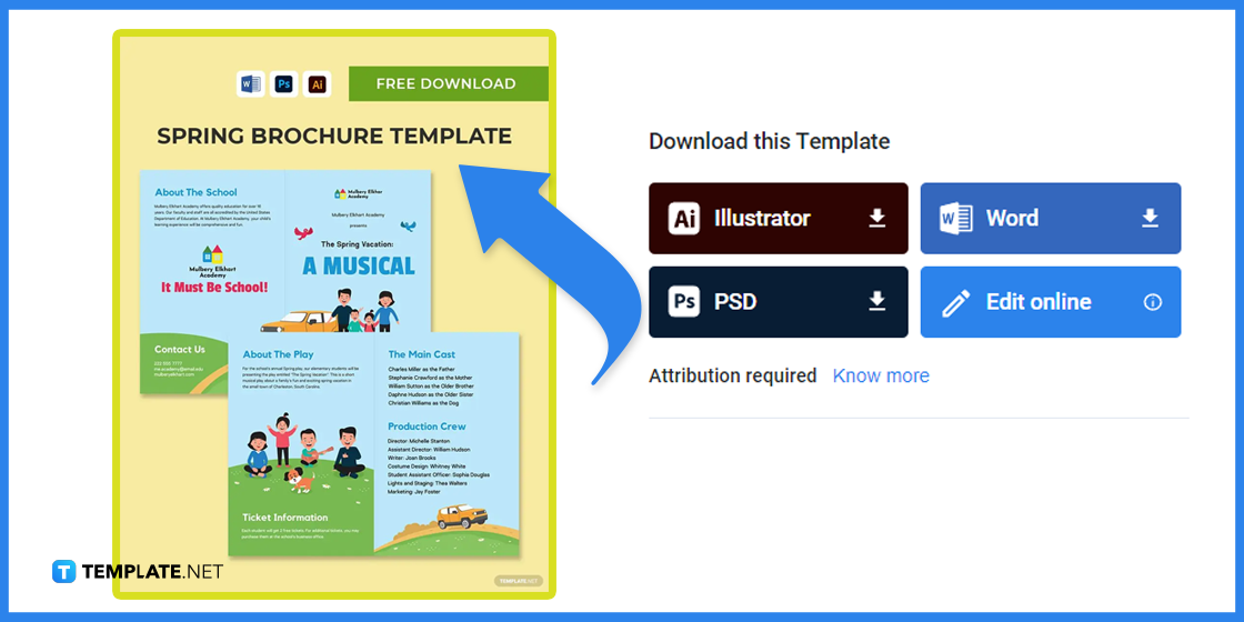 how to create spring brochure in google docs template example 2023 step