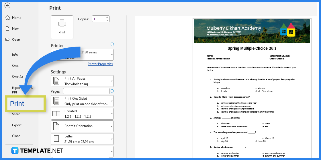 how to create a spring quiz in microsoft word template example 2023 step 10