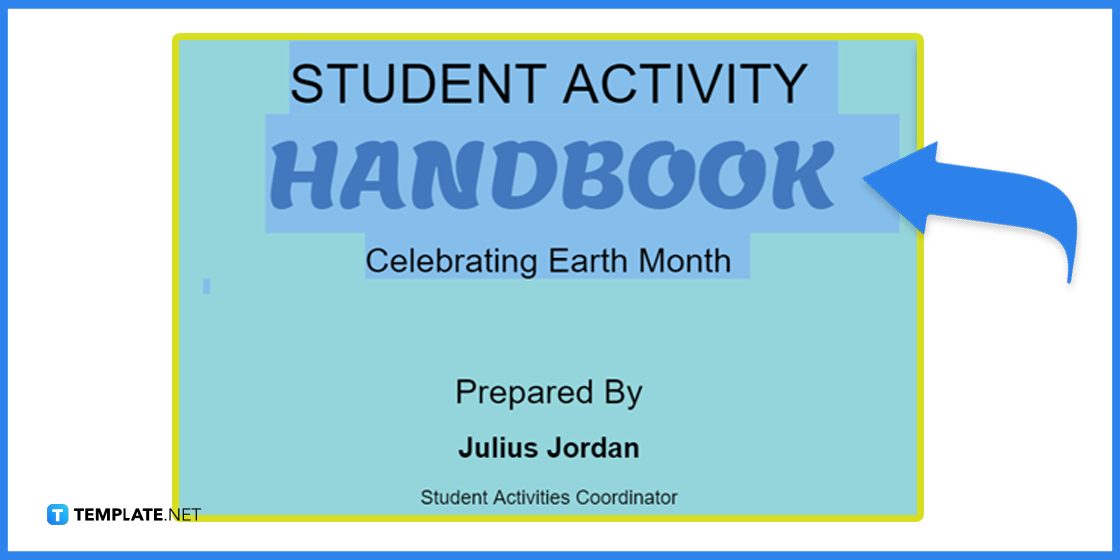 how to make earth handbook in google docs template example 2023 step