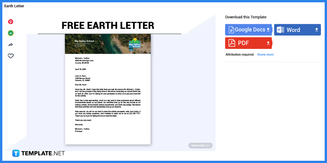 comment faire une lettre de la terre dans l'exemple de modèle google docs 2023 étape