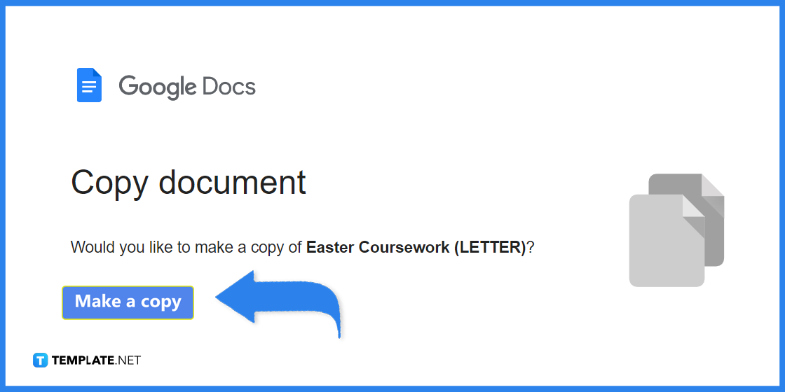 comment faire des cours de Pâques dans l'exemple de modèle de google docs étape