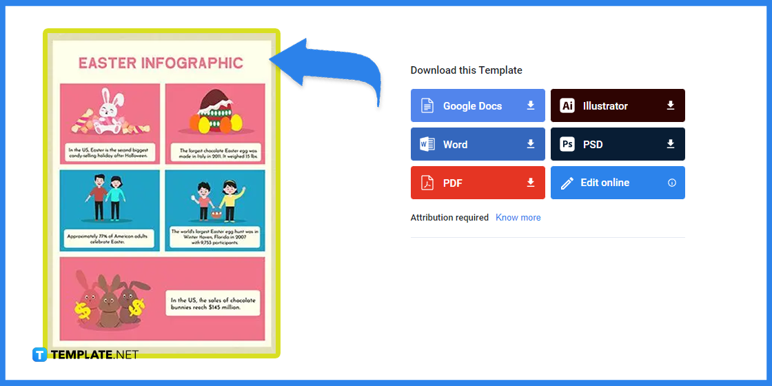 how to make easter infographic in google docs template example 2023 step