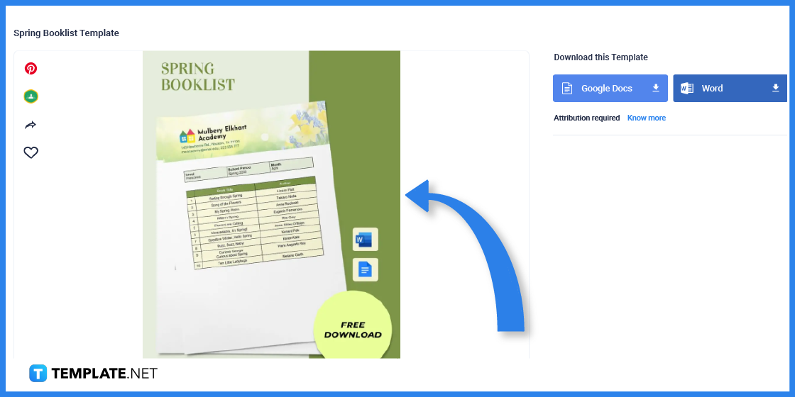 how to make spring booklist in google docs template example 2023 step