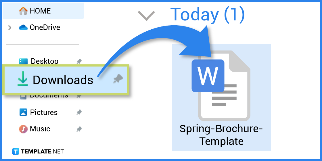 comment faire une brochure de printemps dans l'exemple de modèle Microsoft Word 2023 étape