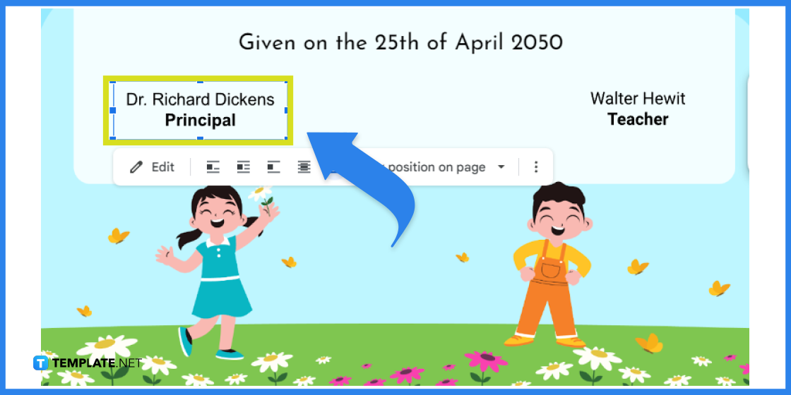 how to make spring certificate in google docs template example 2023 step