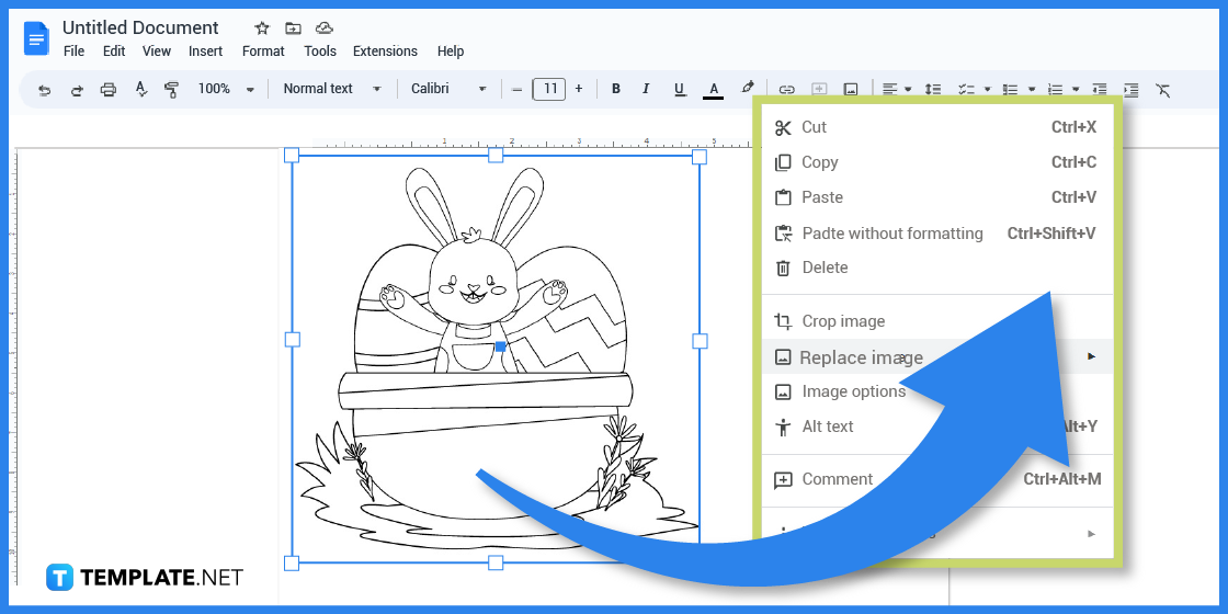 how to make an easter coloring page in google docs template example 2023 step
