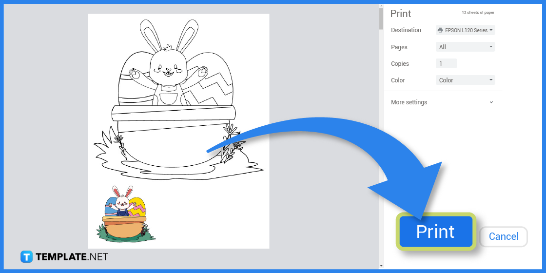 how to make an easter coloring page in google docs template example 2023 step