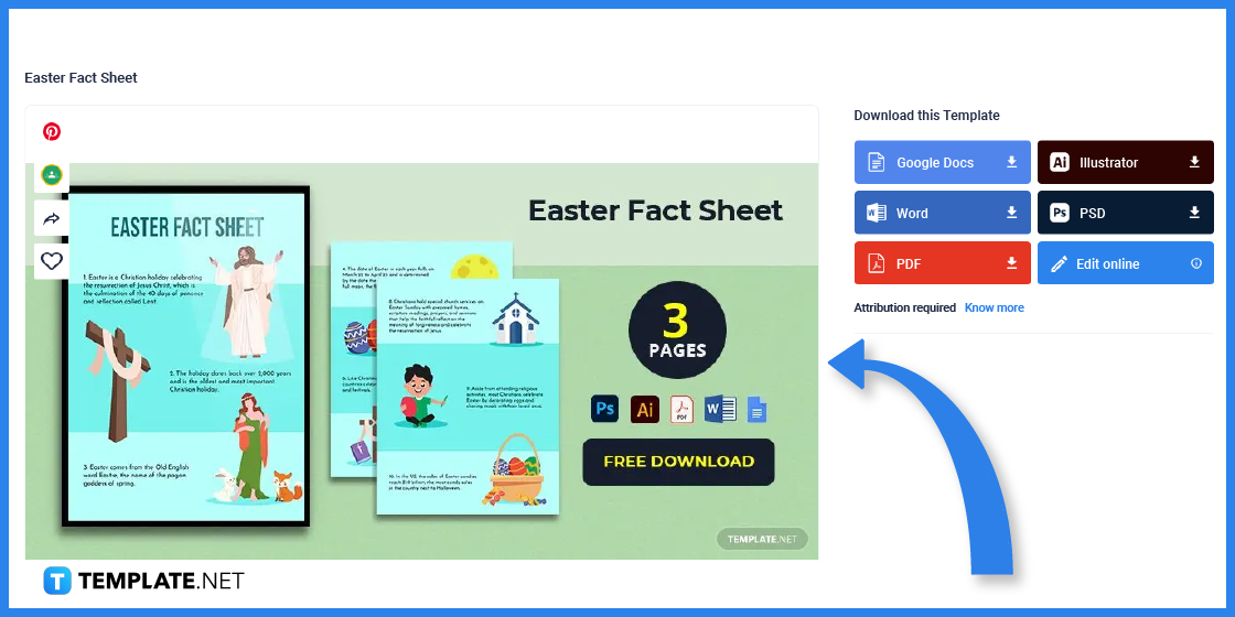 how to make an easter fact sheet in google docs template example 2023 step
