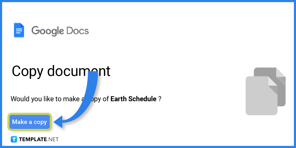 how to build an earth schedule in google docs template example 2023 step