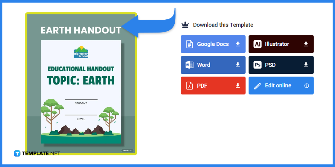 how to create an earth handout in google docs template example 2023 step
