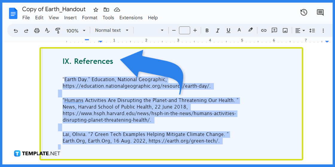 How to Make/Create an Earth Handout in Google Docs [Template + Example ...