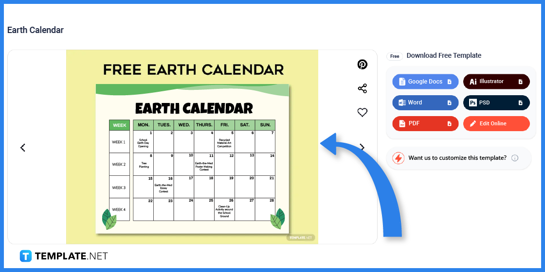 how to make earth calendar in google docs template example 2023 step