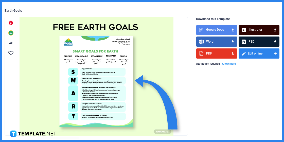 comment faire des objectifs de la terre dans l'exemple de modèle Microsoft Word 2023 étape