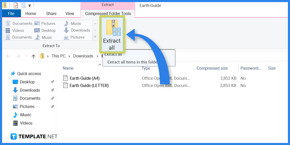 comment faire un guide de la terre dans l'exemple de modèle Microsoft Word 2023 étape