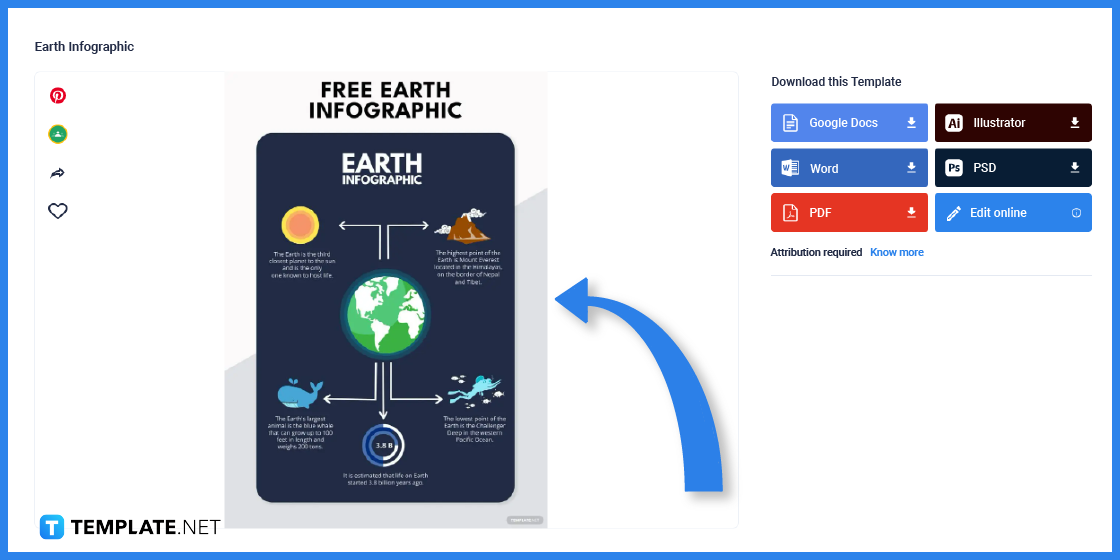comment créer une infographie de la terre dans l'exemple de modèle google docs 2023 étape
