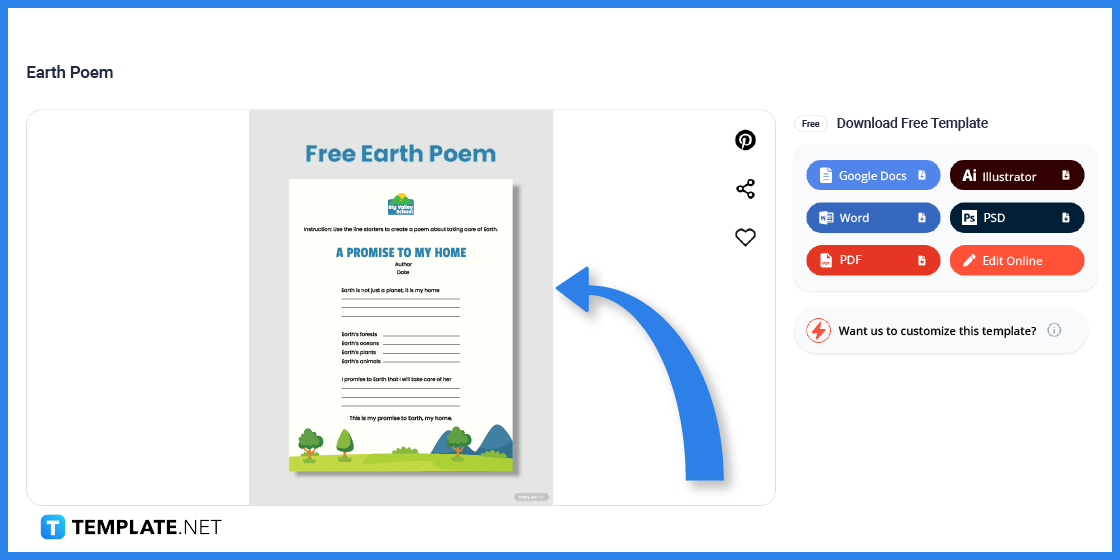 how to make earth poem in google docs template example 2023 step