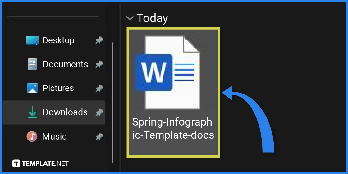 comment faire une infographie de printemps dans l'exemple de modèle Microsoft Word 2023 étape
