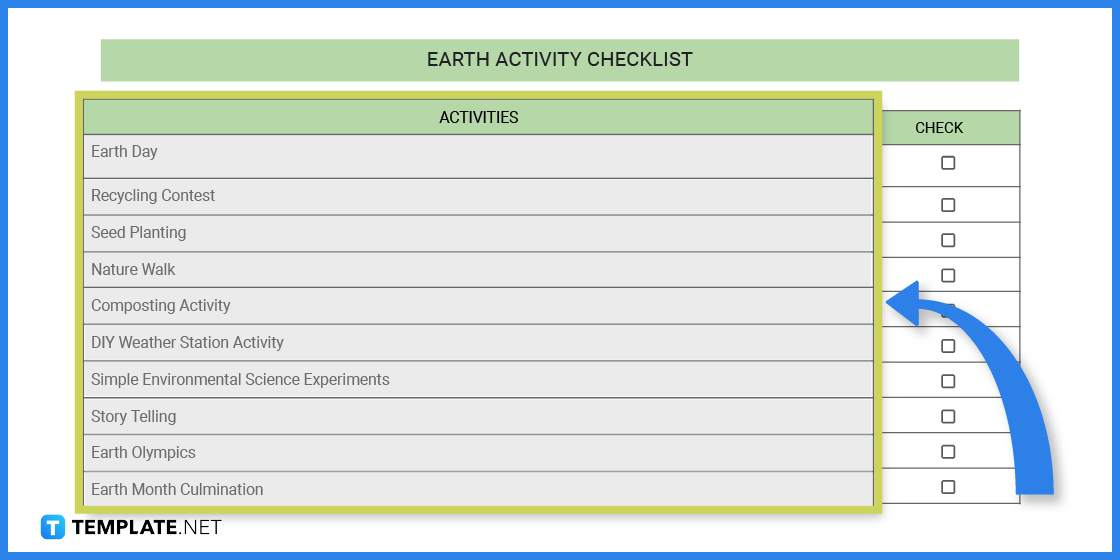 comment faire une liste de contrôle de la terre dans l'exemple de modèle Microsoft Word 2023 étape
