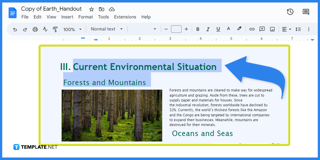 how to make an earth handout in google docs template example 2023 step 10