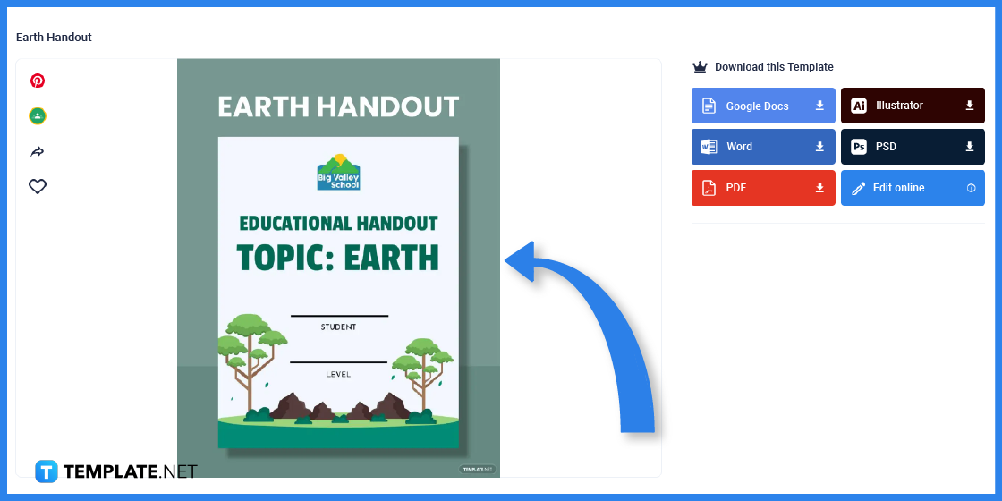 how to make an earth handout in microsoft word template example 2023 step