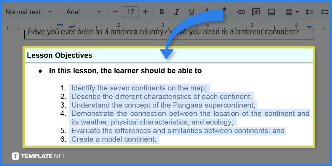 how to make an earth lesson in google docs template example 2023 step