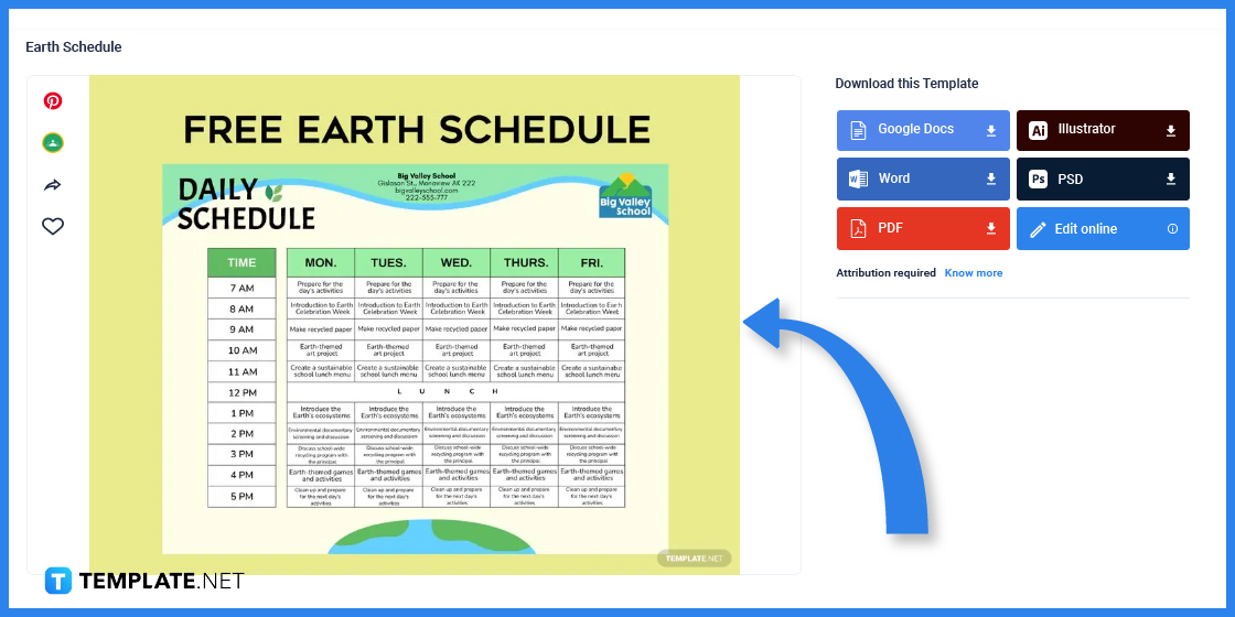 comment faire un calendrier de la terre dans l'exemple de modèle google docs 2023 étape
