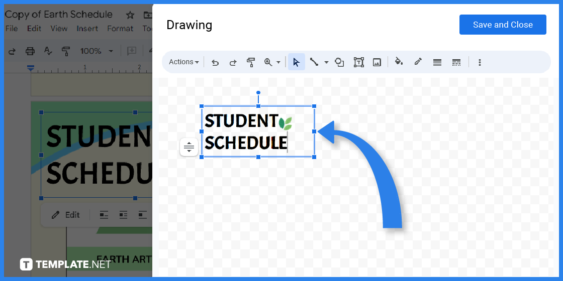 how to make an earth schedule in google docs template example 2023 step