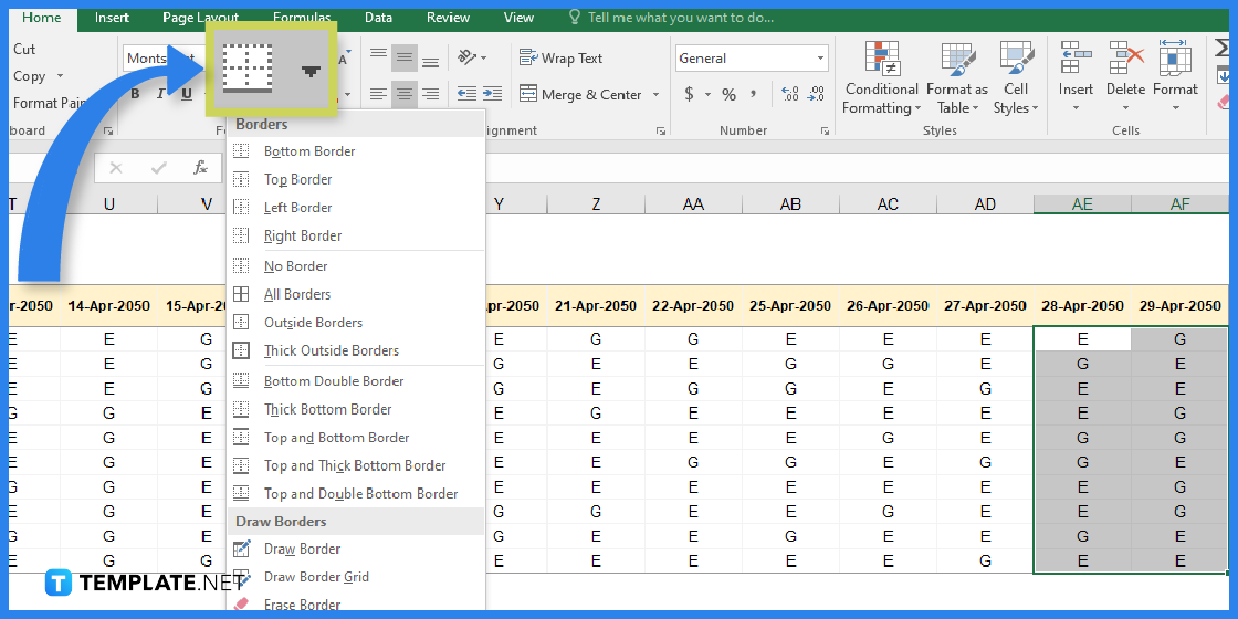 comment faire un suivi de la terre dans l'exemple de modèle Microsoft Excel 2023 étape
