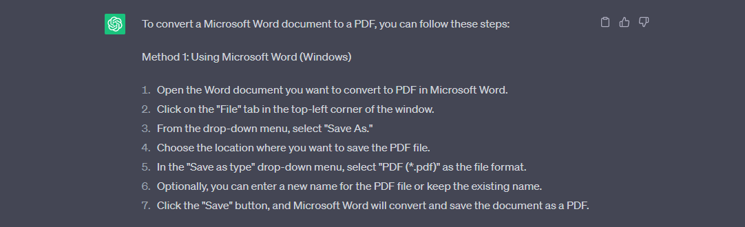 how to convert ms word to pdf