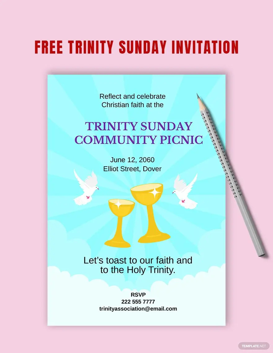 trinity sunday invitation ideas and examples