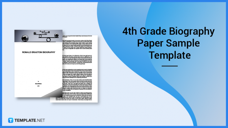 th grade biography paper sample template 788x
