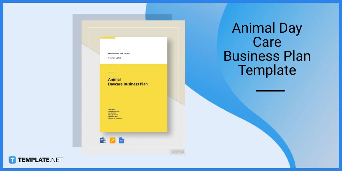 animal day care business plan template