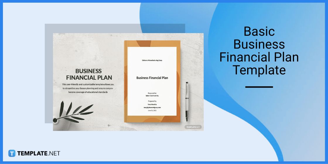 basic business financial plan template