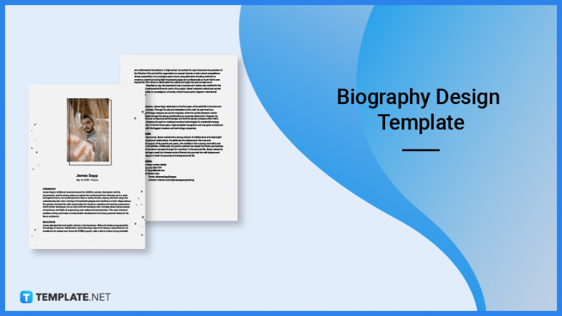 biography design template 788x