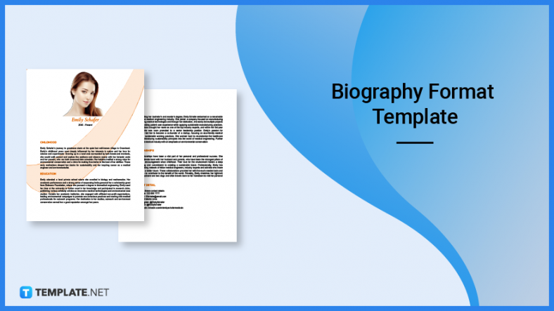 biography format template 788x
