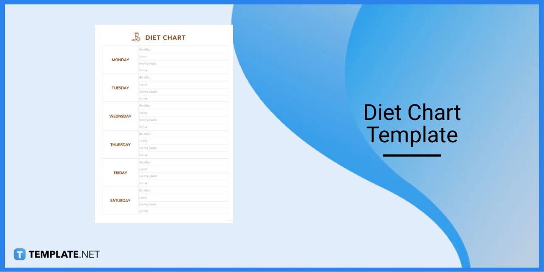 diet chart template