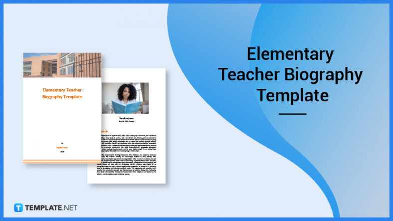 elementary teacher biography template 788x