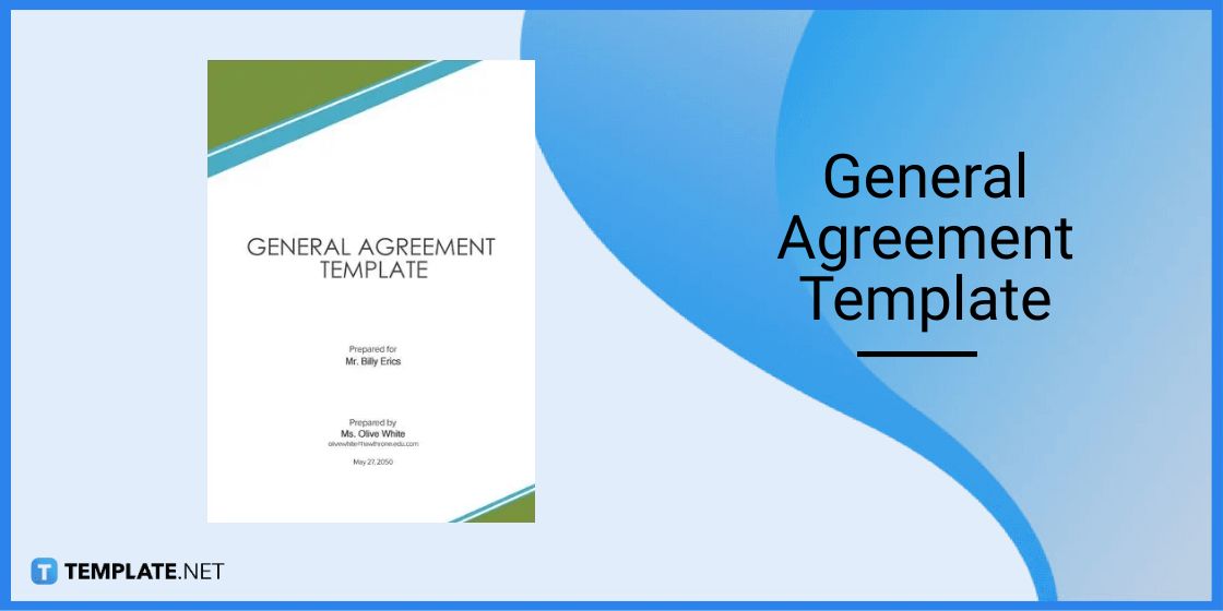 general agreement template