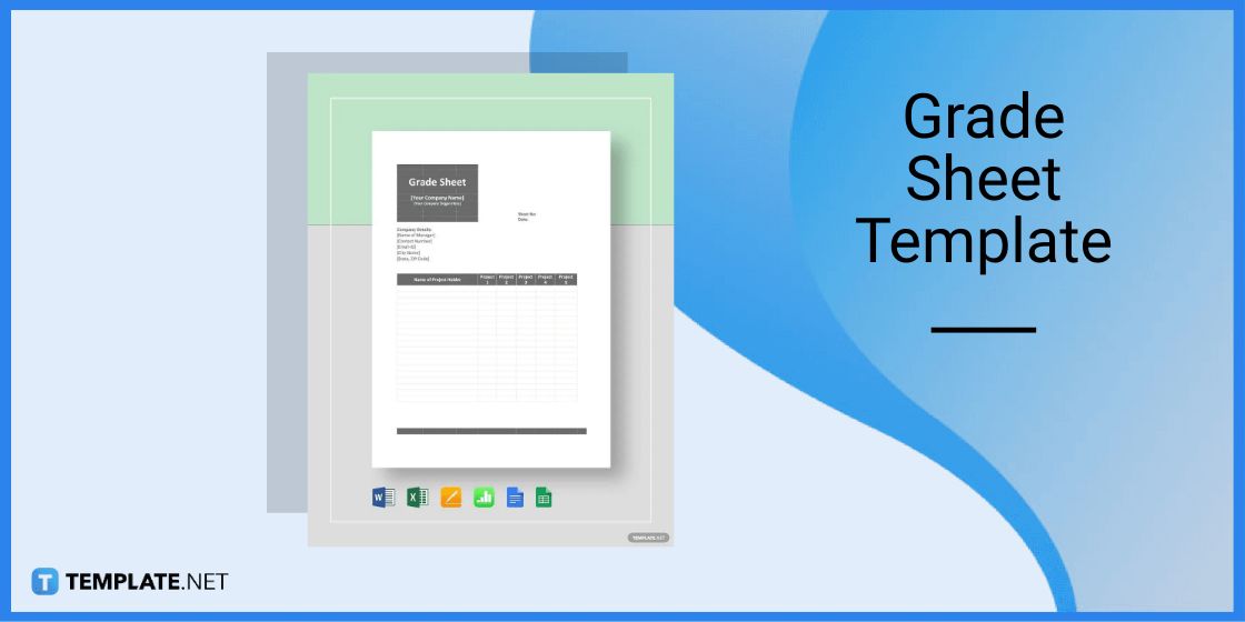 grade sheet template for google sheets