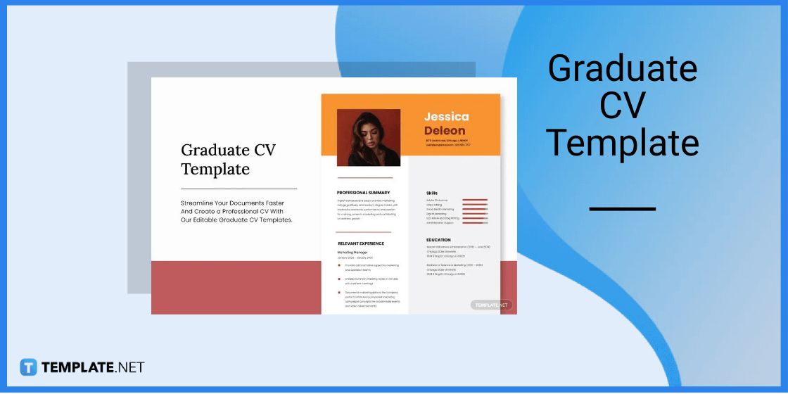 graduate cv template