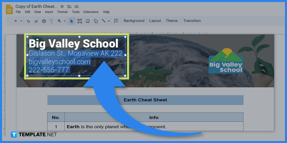 how to create earth cheatsheet in google docs template example 2023 step