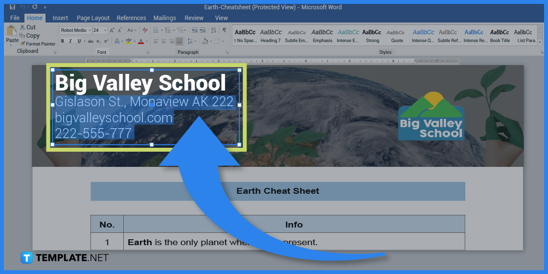 how to create earth cheatsheet in microsoft word template example 2023 step